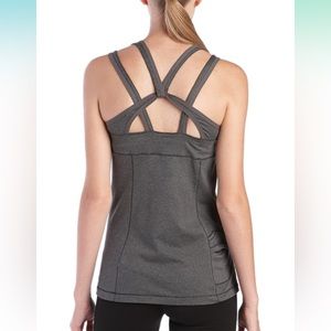 LOLE Tank top cross straps gray XS